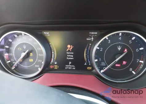 2022 Maserati Levante Gt z USA, uszkodzony, nr VIN ZN661XUA7NX396413